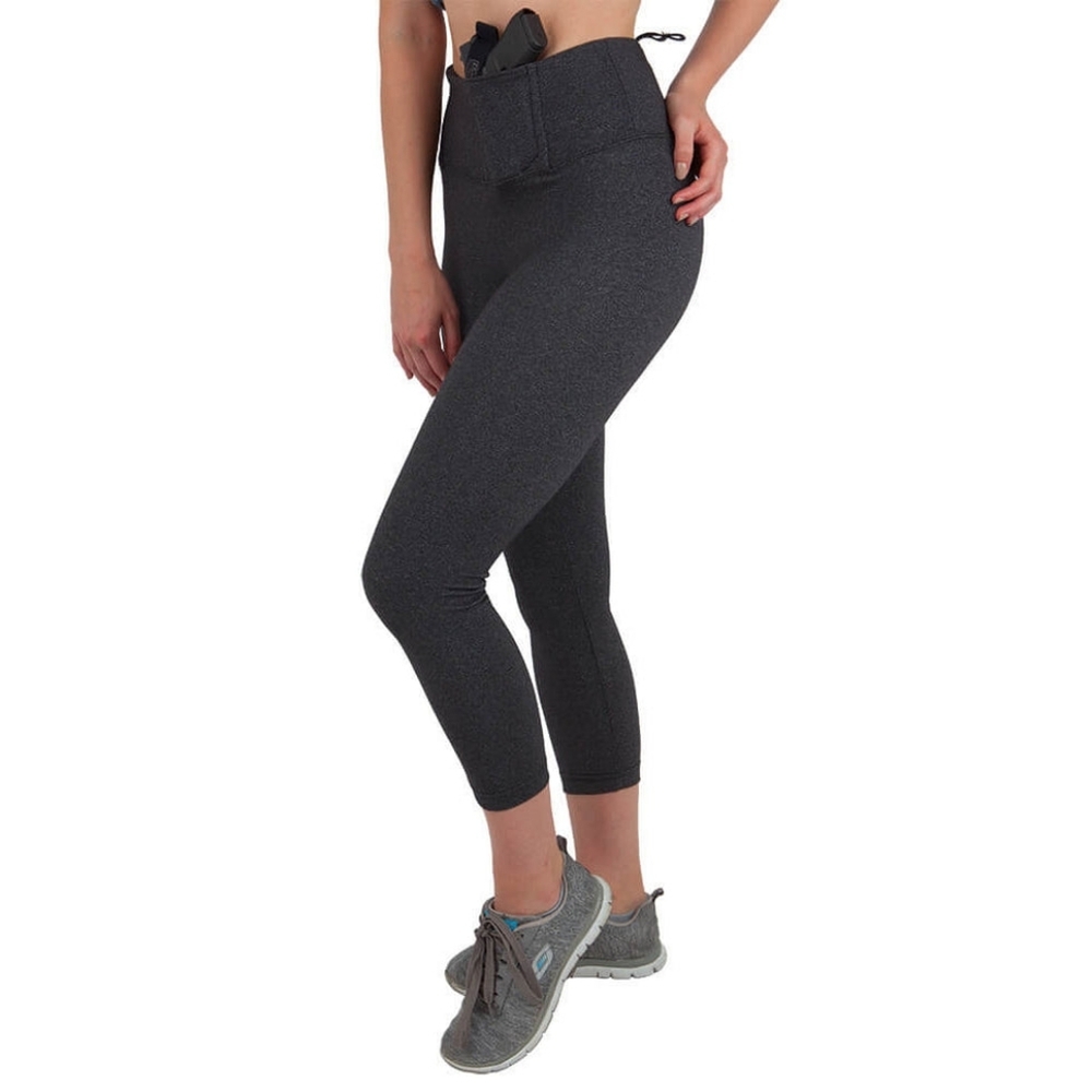 UnderTech Undercover Concealed Carry Leggings Medium Black CCW Holster Capri